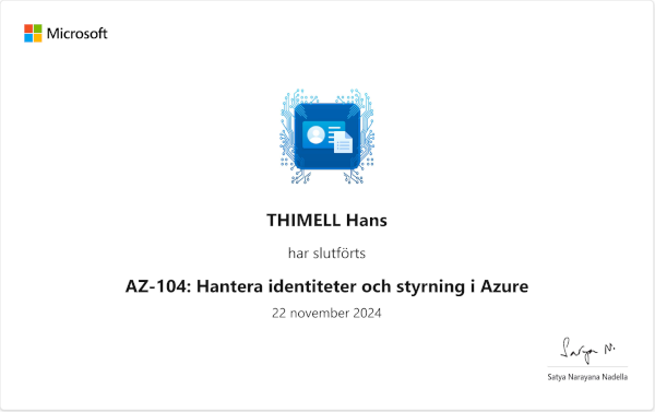 AZ-104 Hantera identiteter och styrning i Azure